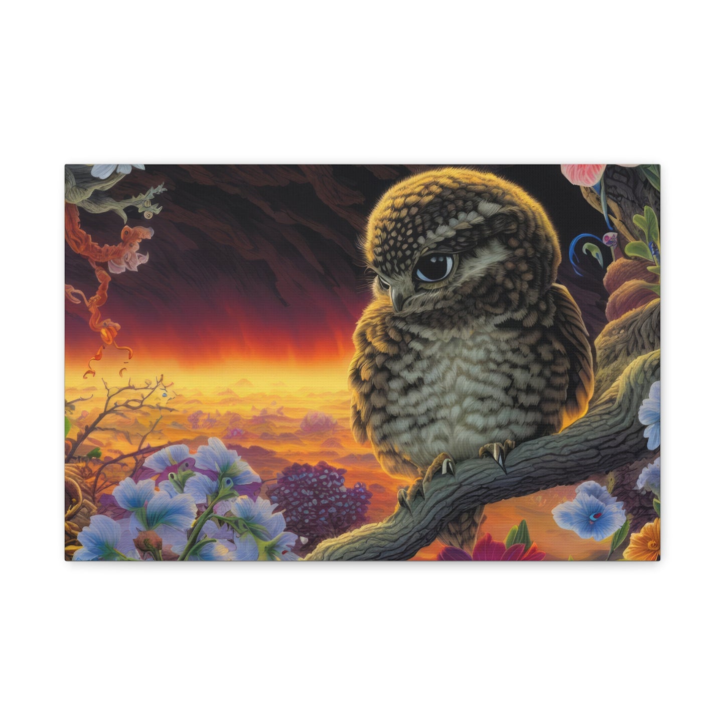 New Jersey Owl - Canvas Wall Art