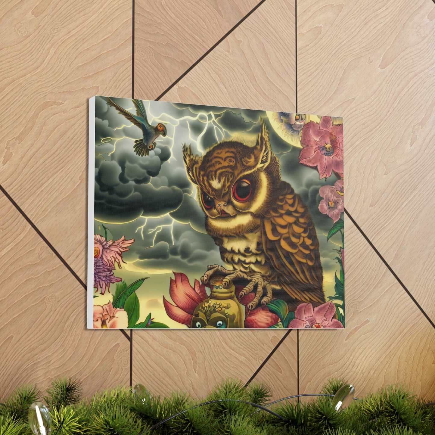 Indiana Owl - Canvas Wall Art