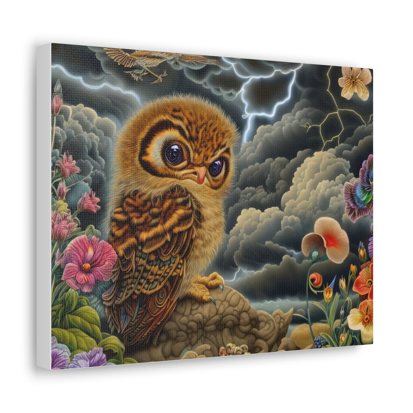 Achilles Owl - Canvas Wall Art