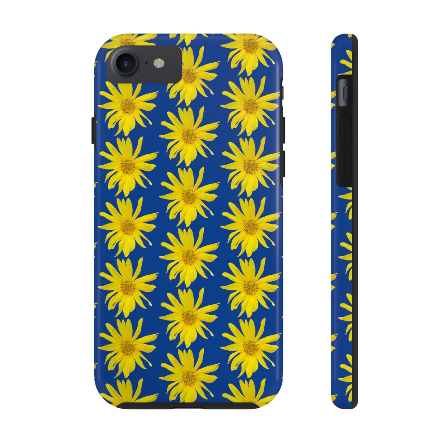 Wild Sunflower Blue Tough Phone Case