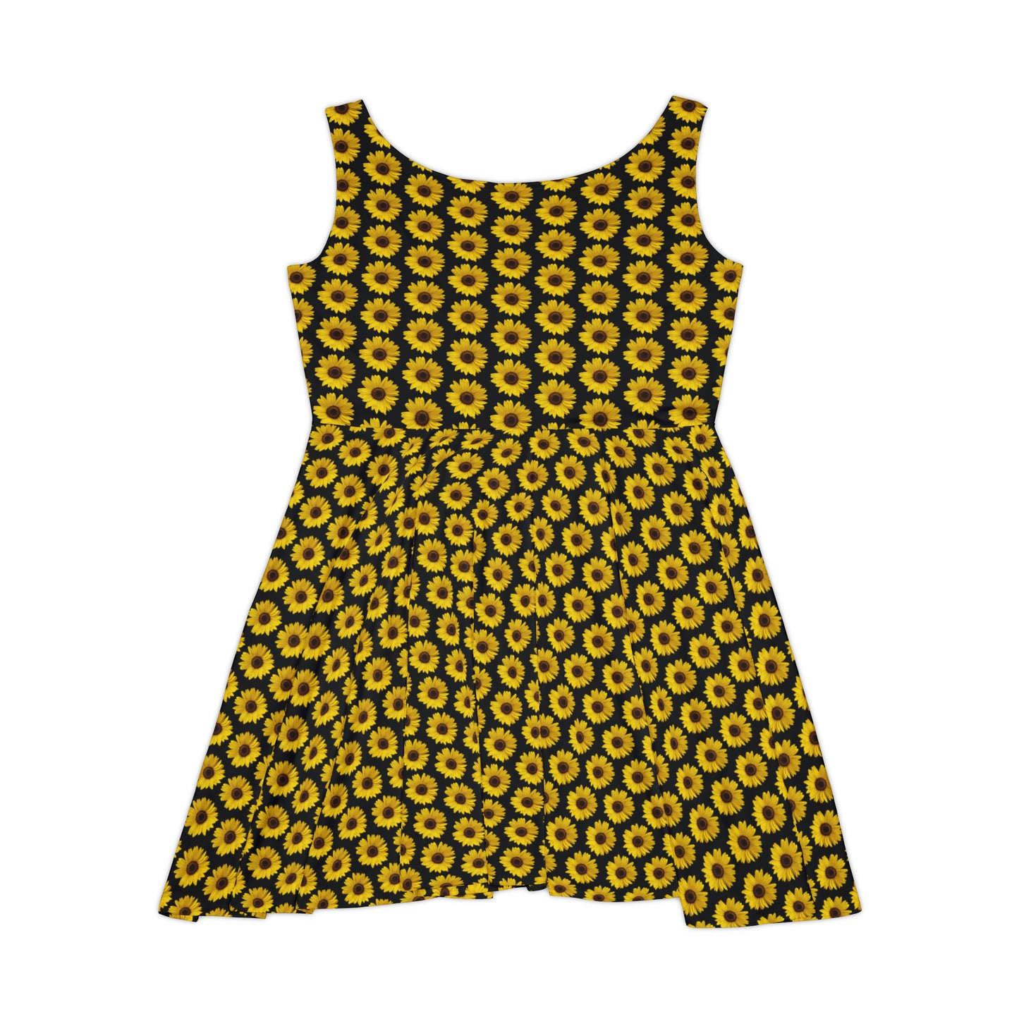 Sunflower Black Skater Dress