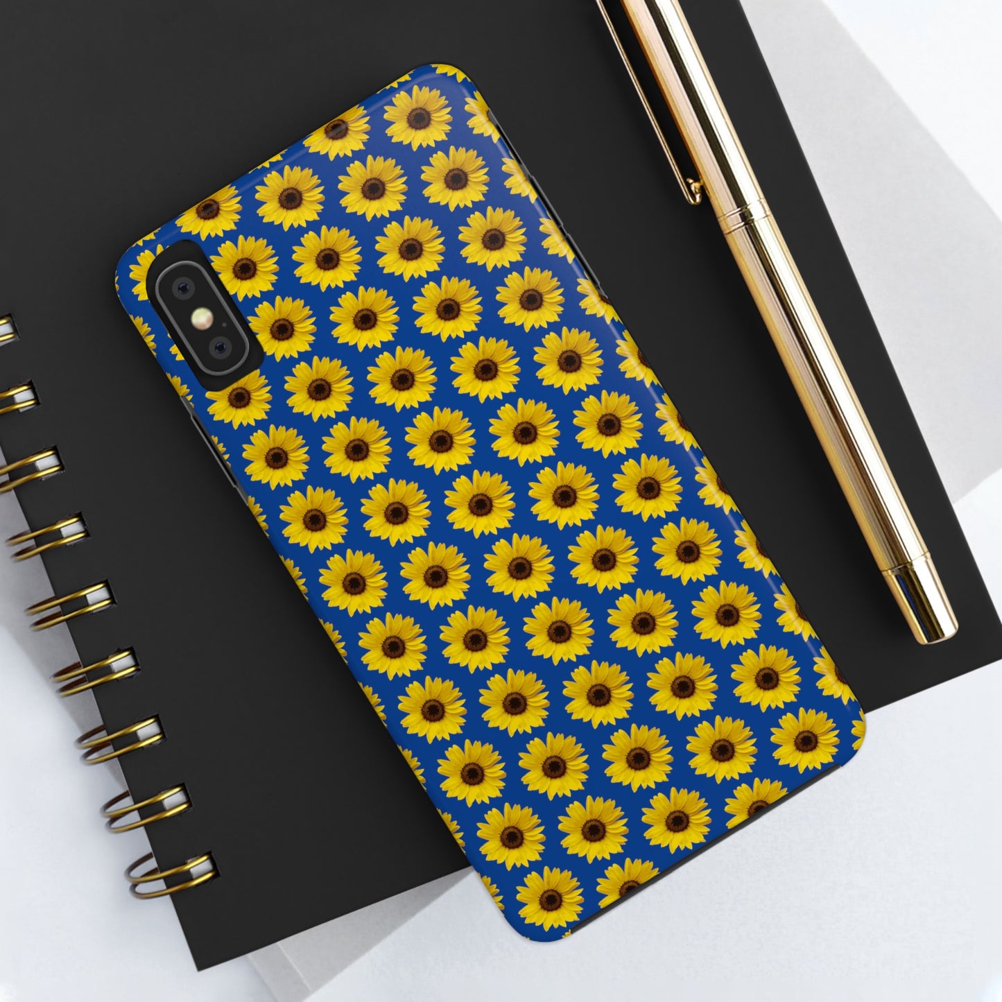 Sunflower Blue Tough Phone Case