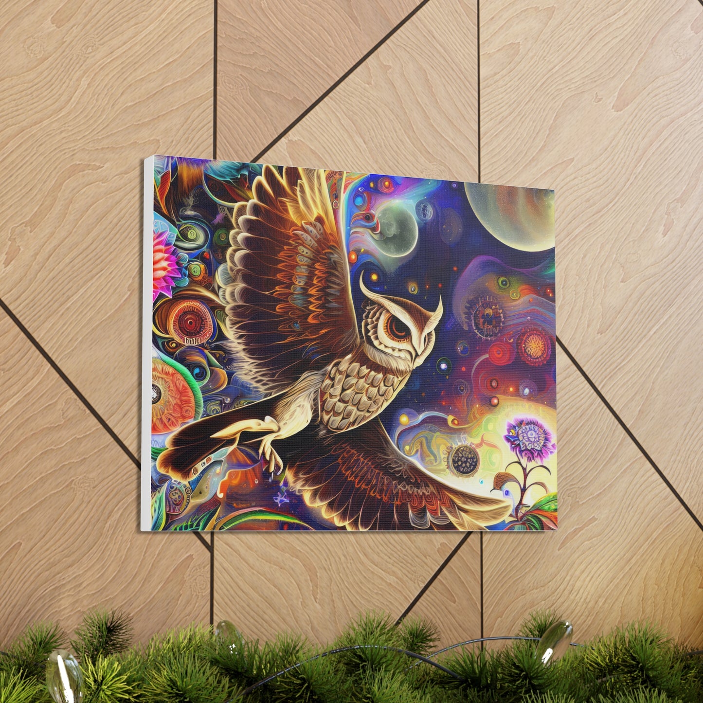 Michigan Owl - Canvas Wall Art