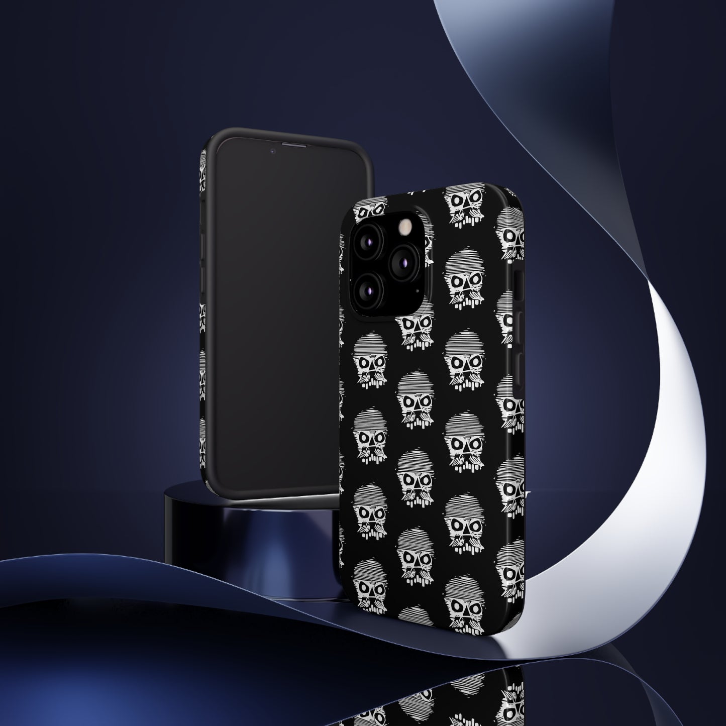 Skull Black Tough Phone Case