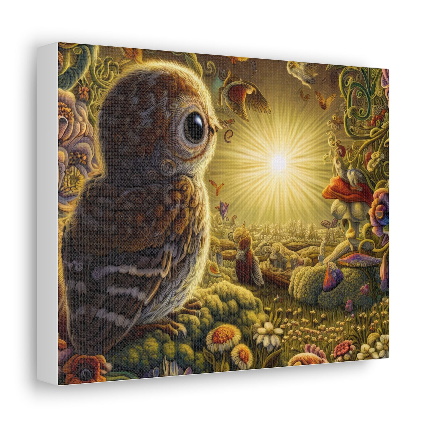 Massachusetts Owl - Canvas Wall Art