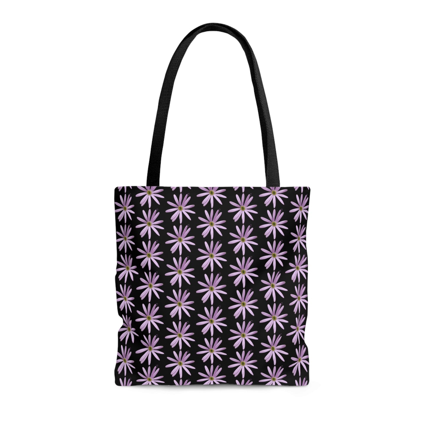 Aster Black Tote Bag