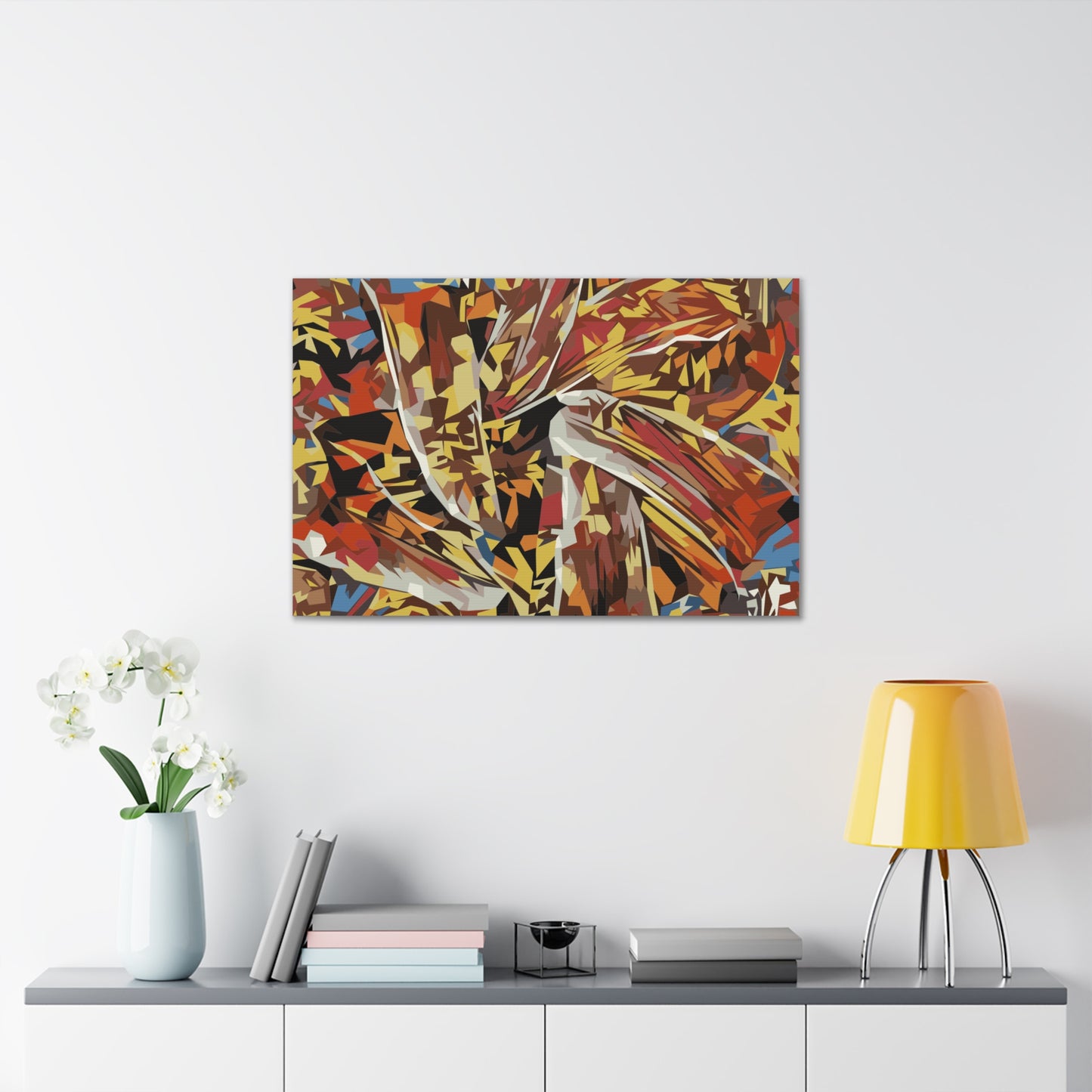 Abstract Floral Fiesta Canvas Gallery Wraps