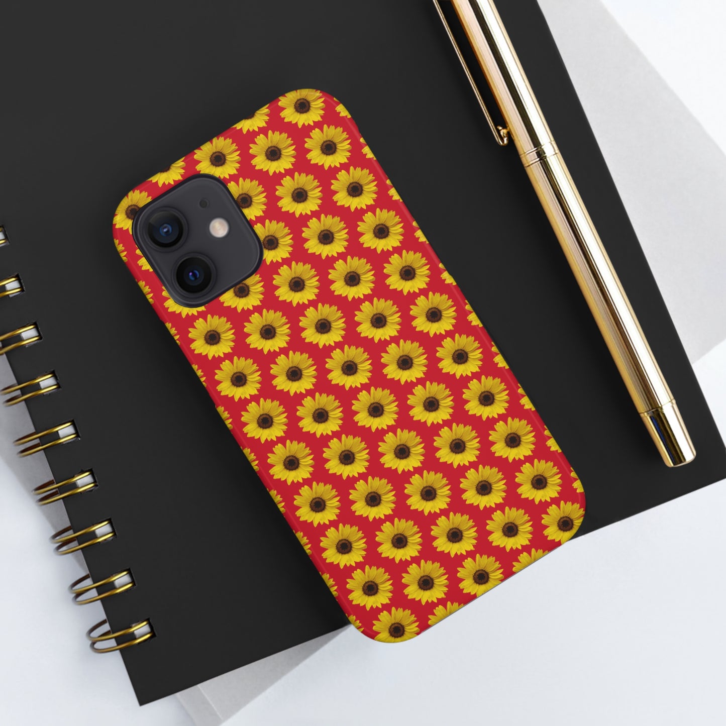 Sunflower Red Tough Phone Case