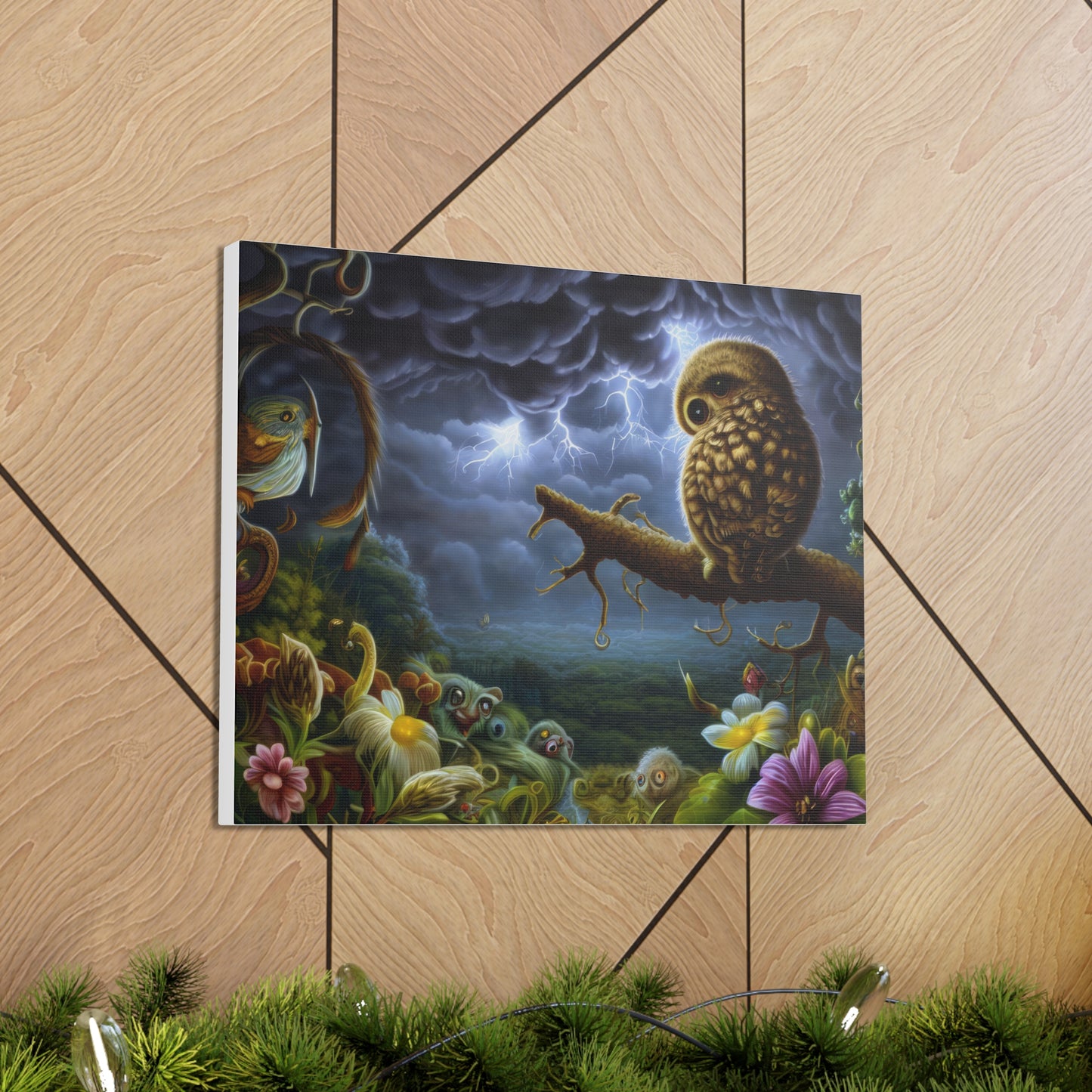 Mississippi Owl - Canvas Wall Art