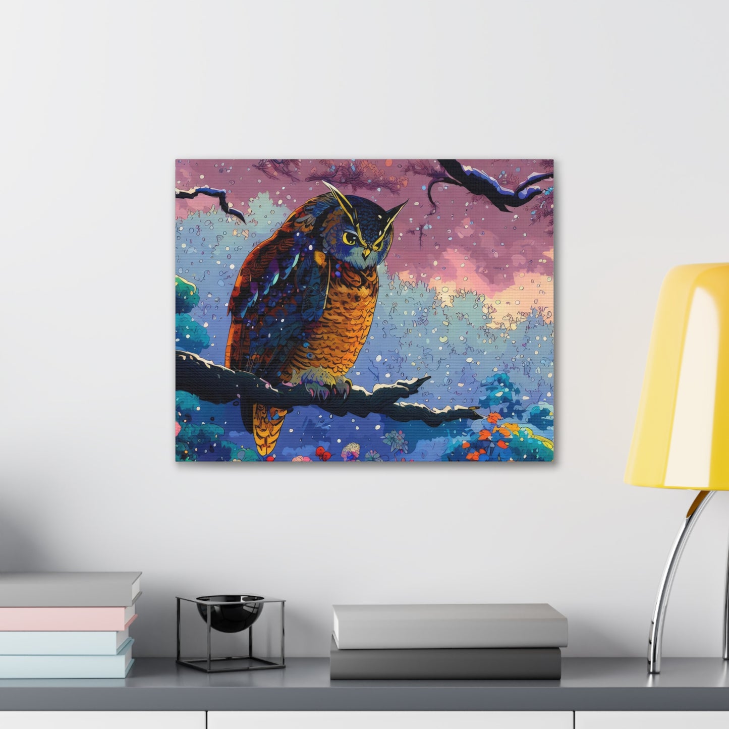 New Mexico Owl  - Canvas Wall Art