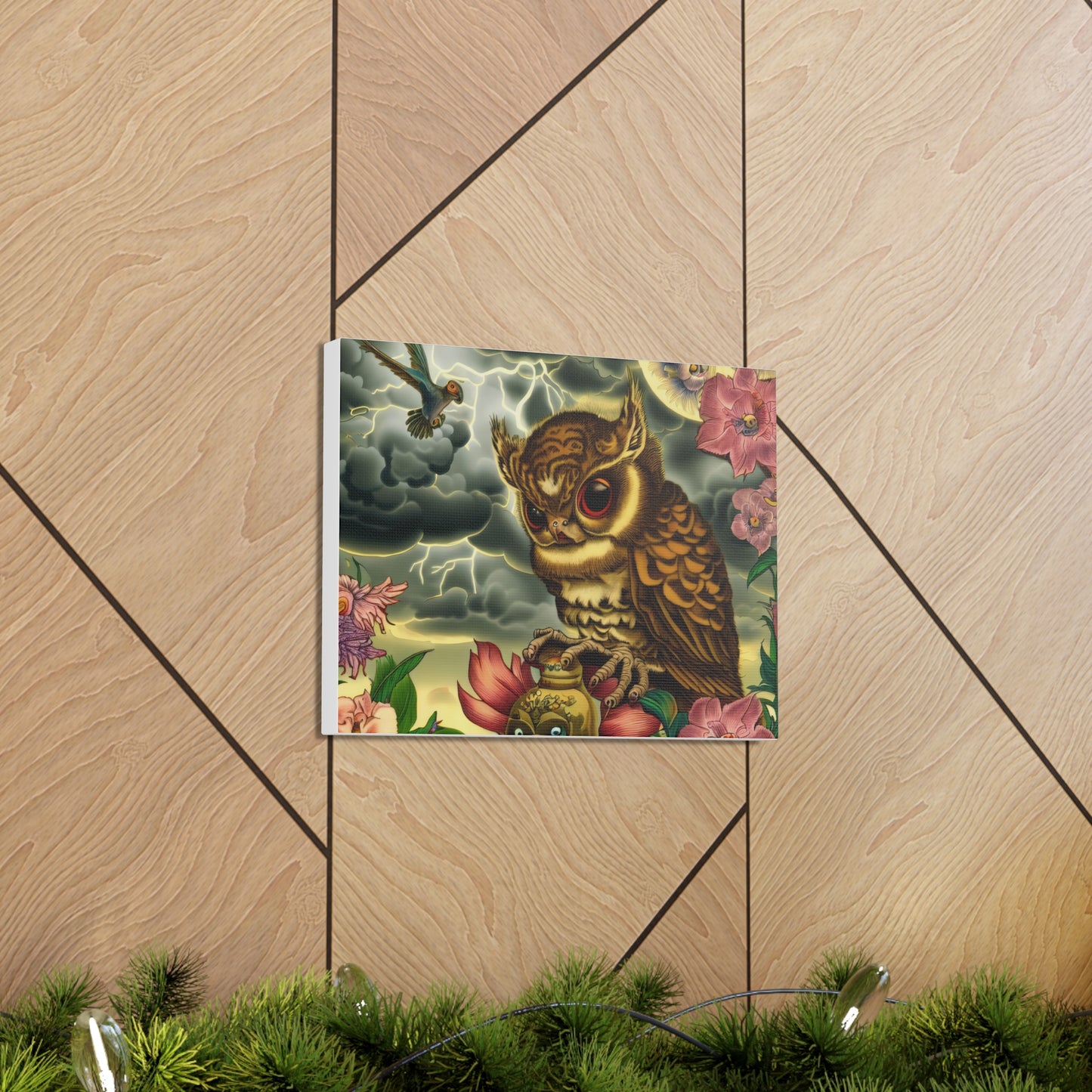 Indiana Owl - Canvas Wall Art