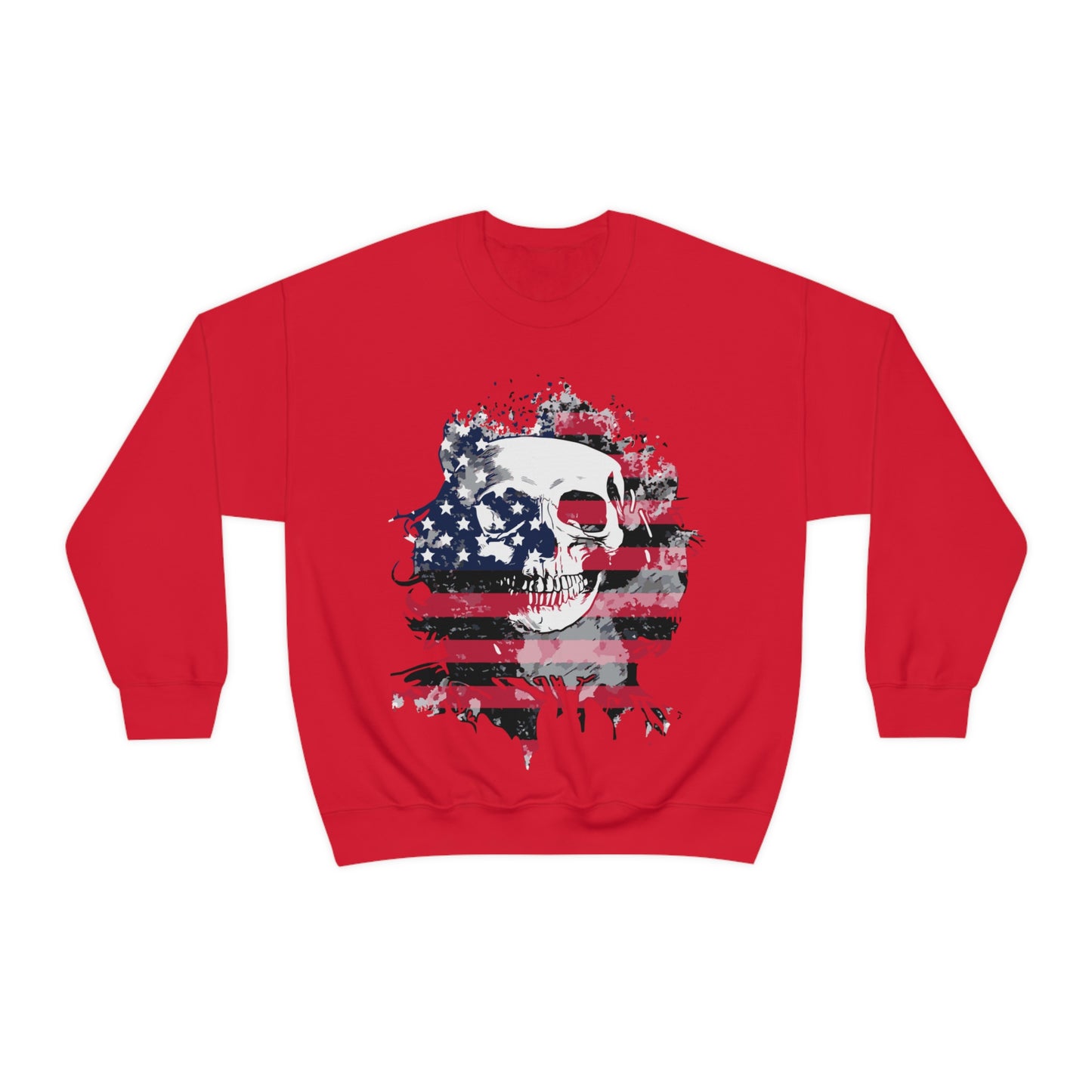 Skull and Flag Unisex Heavy Blend™ Crewneck Sweatshirt