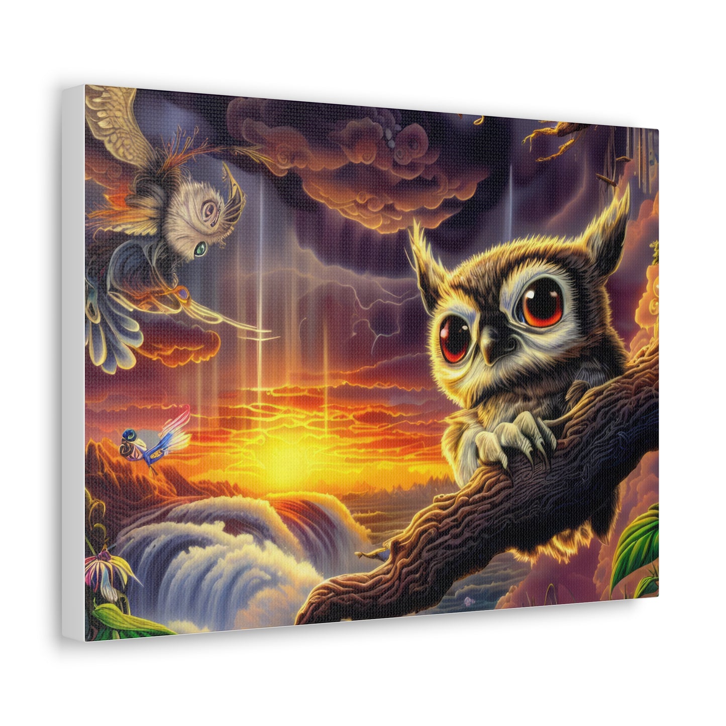 Agamemon Owl - Canvas Wall Art