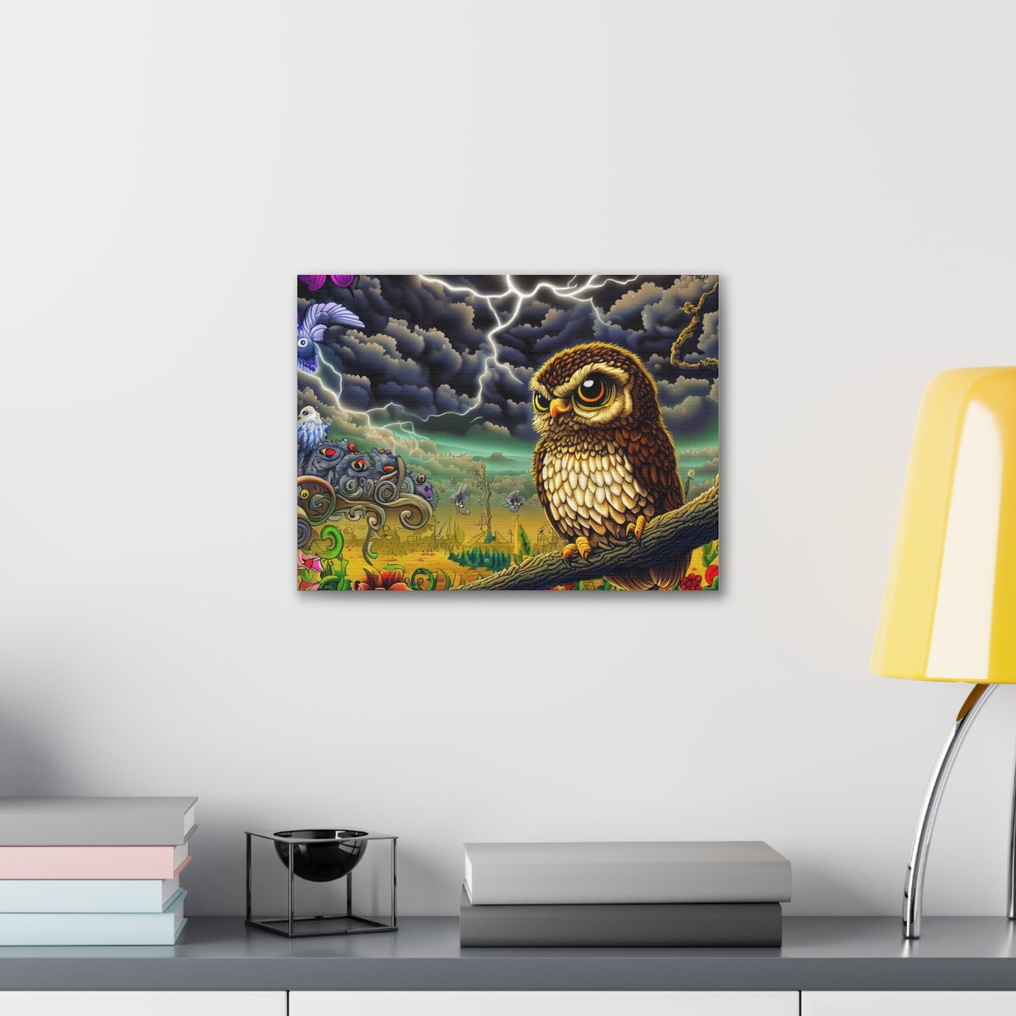 Oklahoma Owl - Canvas Wall Art