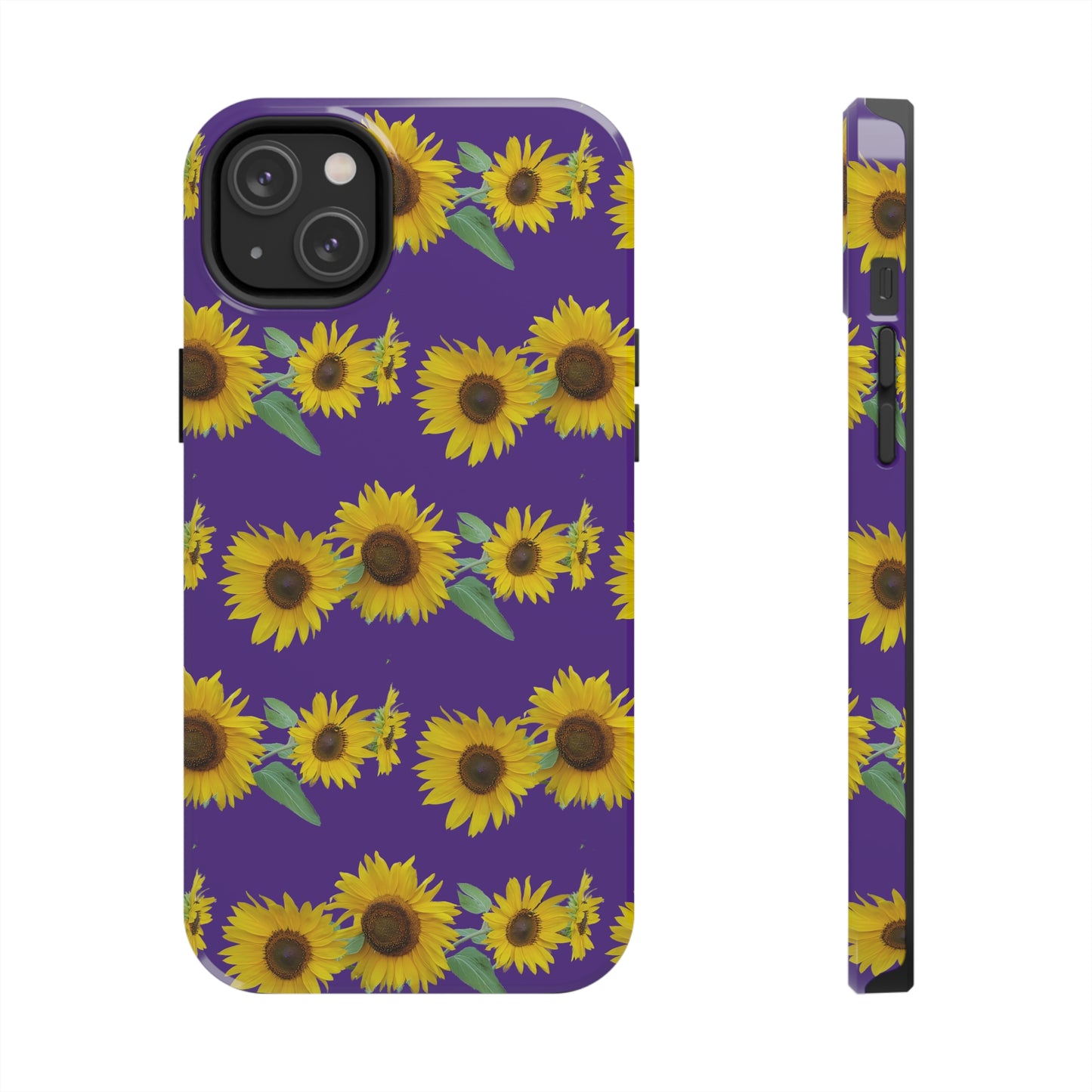 Sunflower Cluster Purple Tough Phone Case