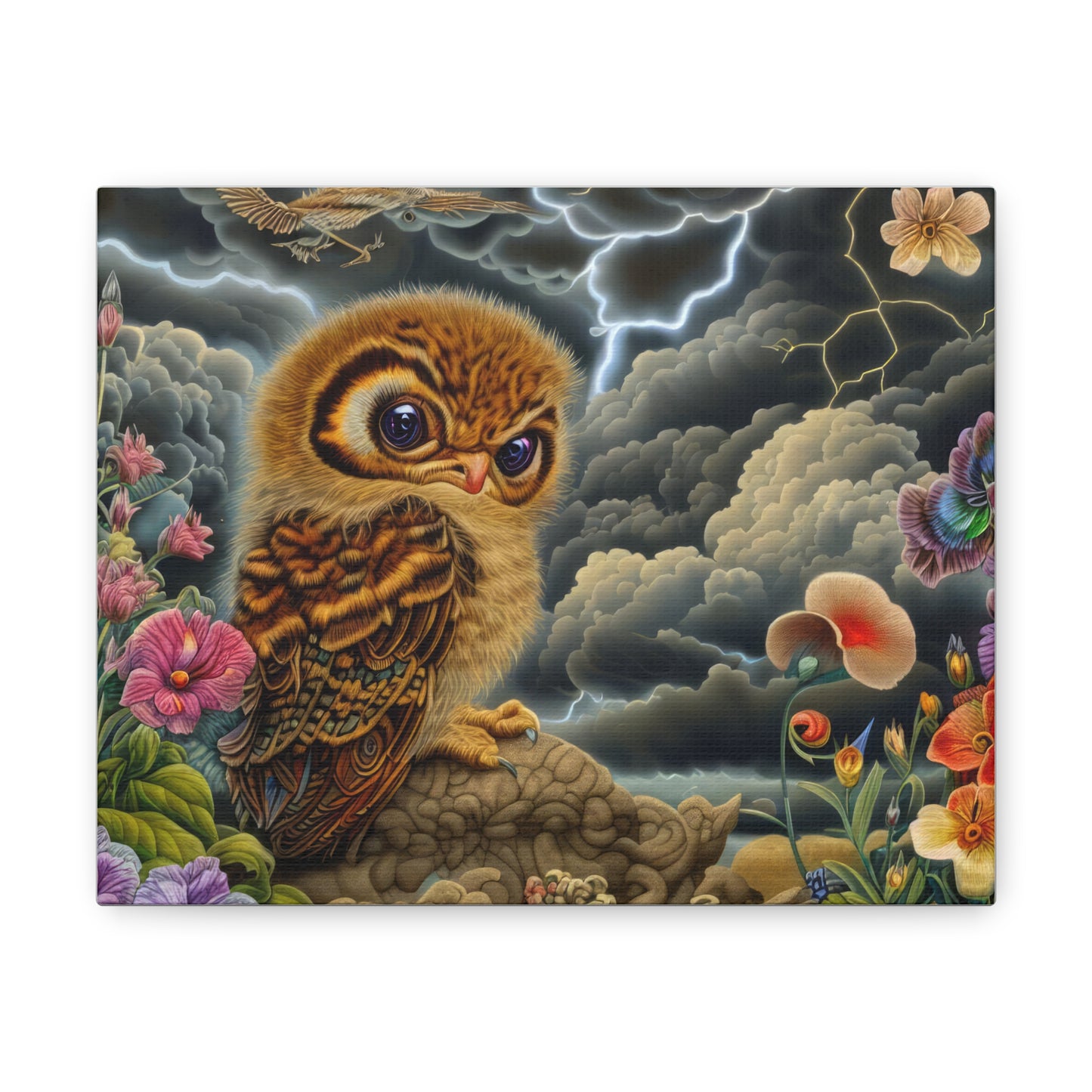 Achilles Owl - Canvas Wall Art