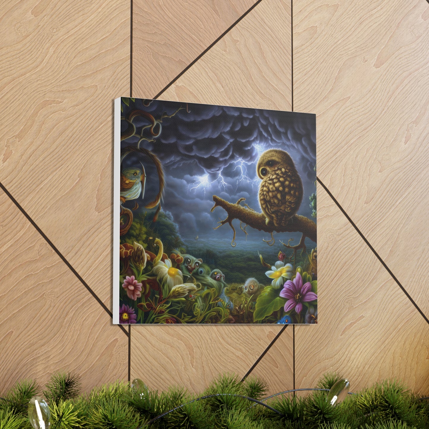 Mississippi Owl - Canvas Wall Art