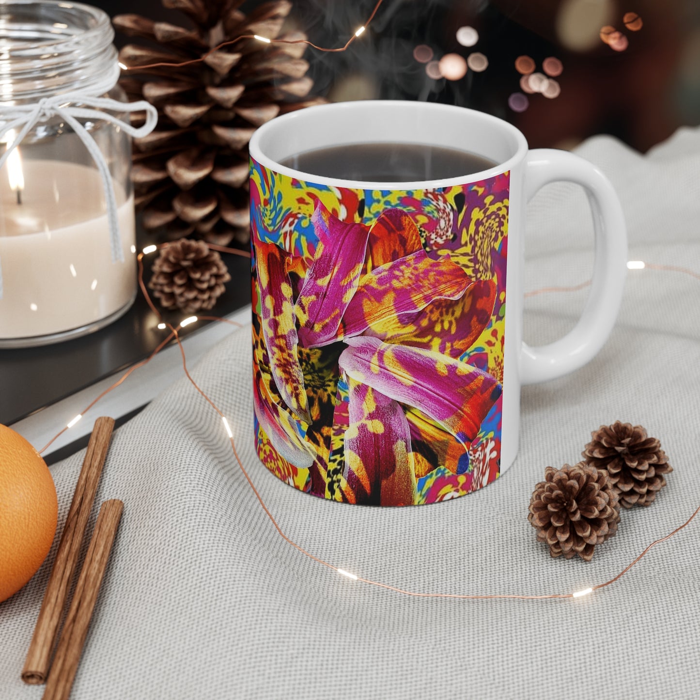 Floral Fiesta Mug 11oz