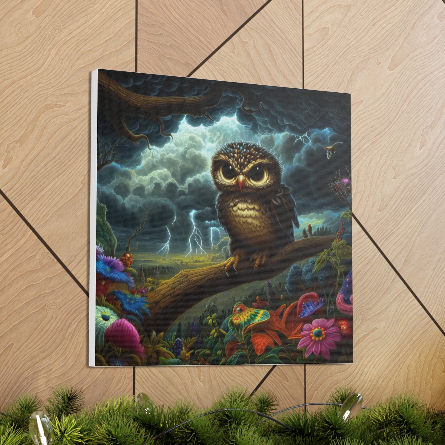 Arkansas Owl - Canvas Wall Art