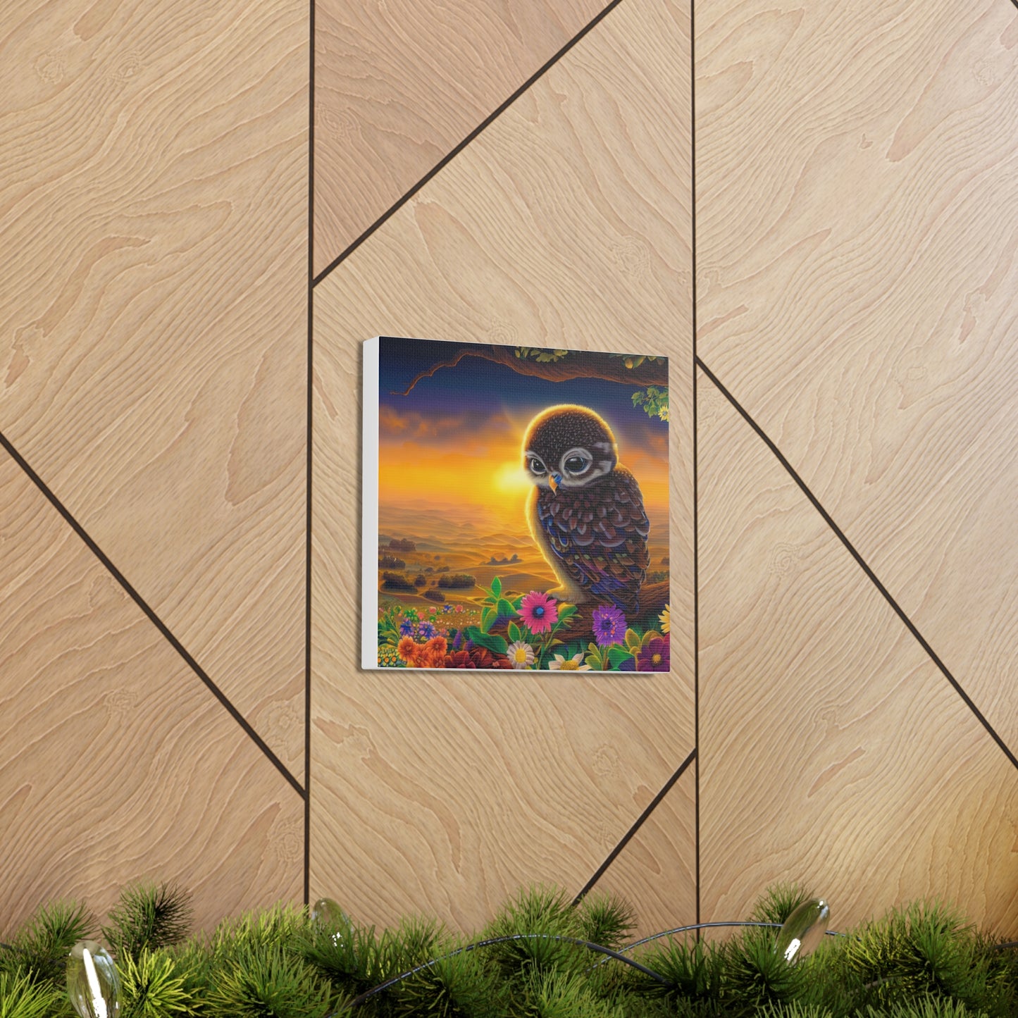 Ohio Owl - Canvas Wall Art