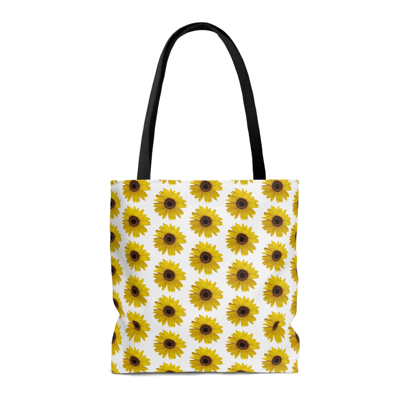 Sunflower White Tote Bag