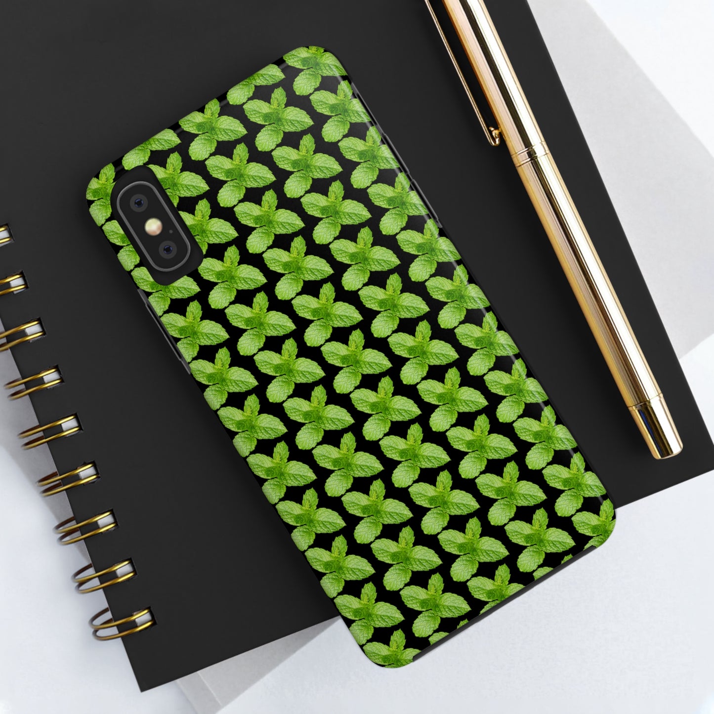 Mint Black Tough Phone Case