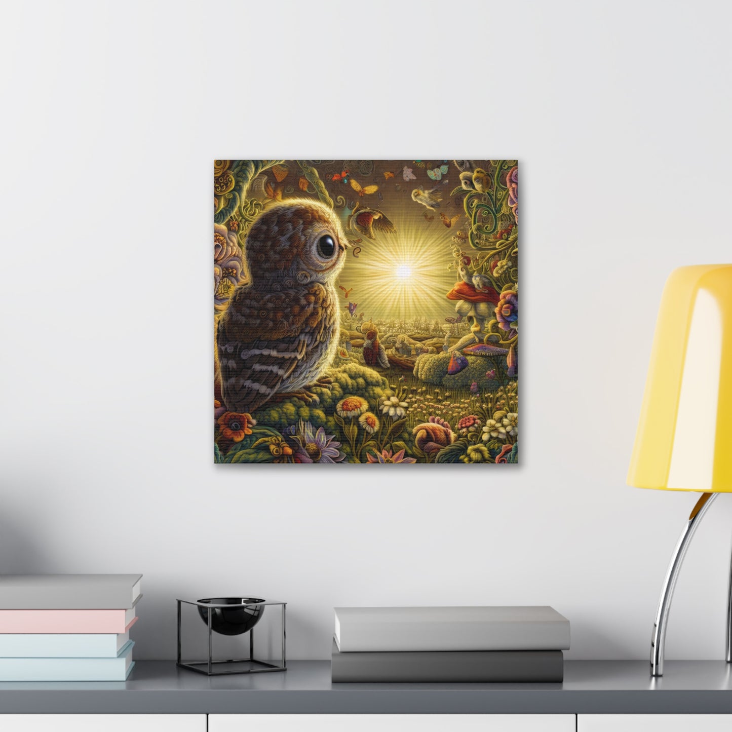 Massachusetts Owl - Canvas Wall Art