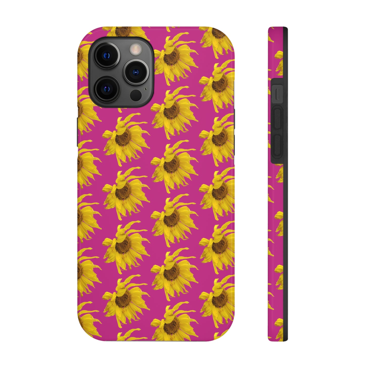 Fall Sunflower Pink Tough Phone Case