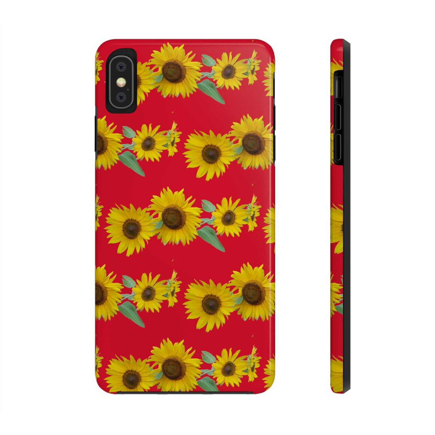 Sunflower Cluster RedTough Phone Case