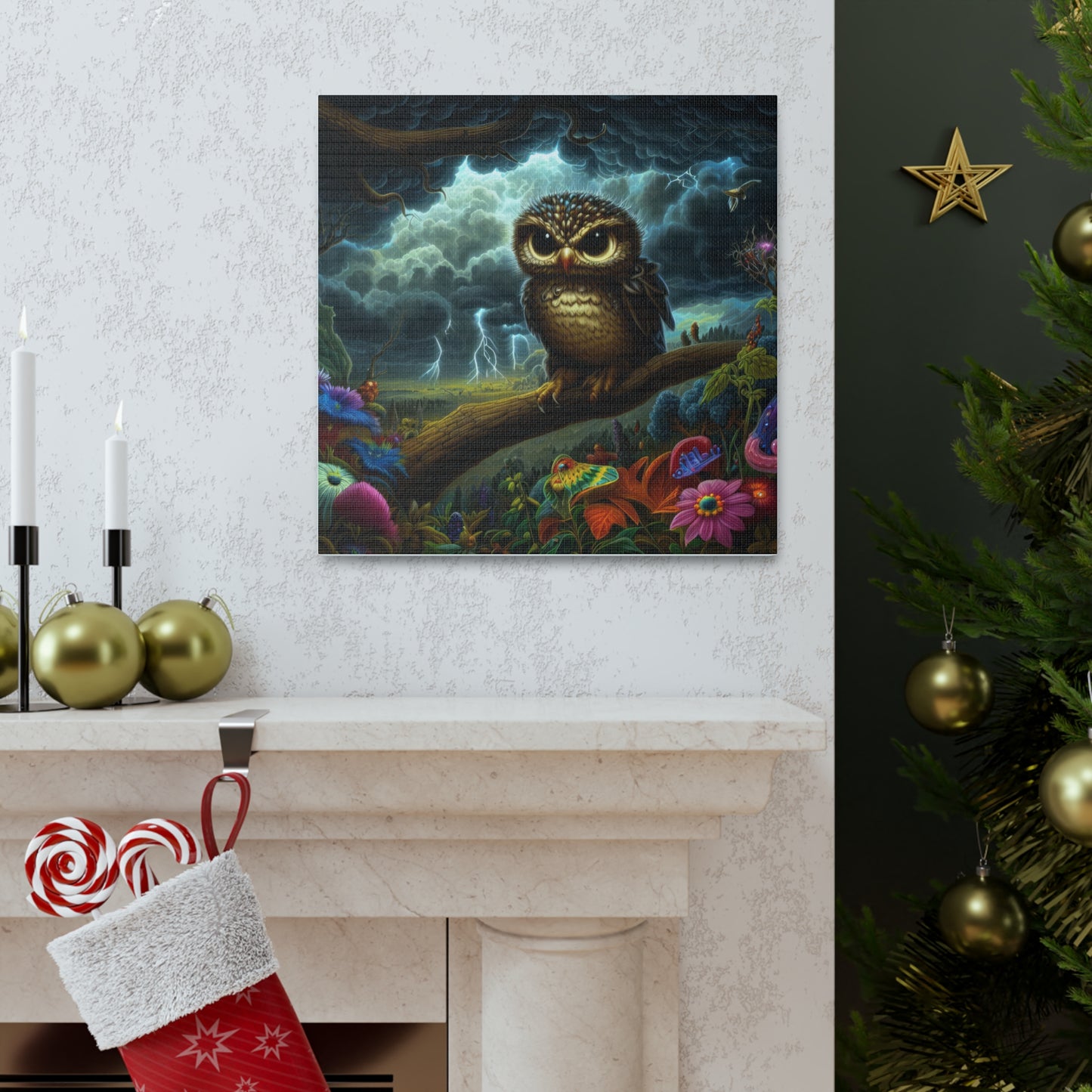 Arkansas Owl - Canvas Wall Art