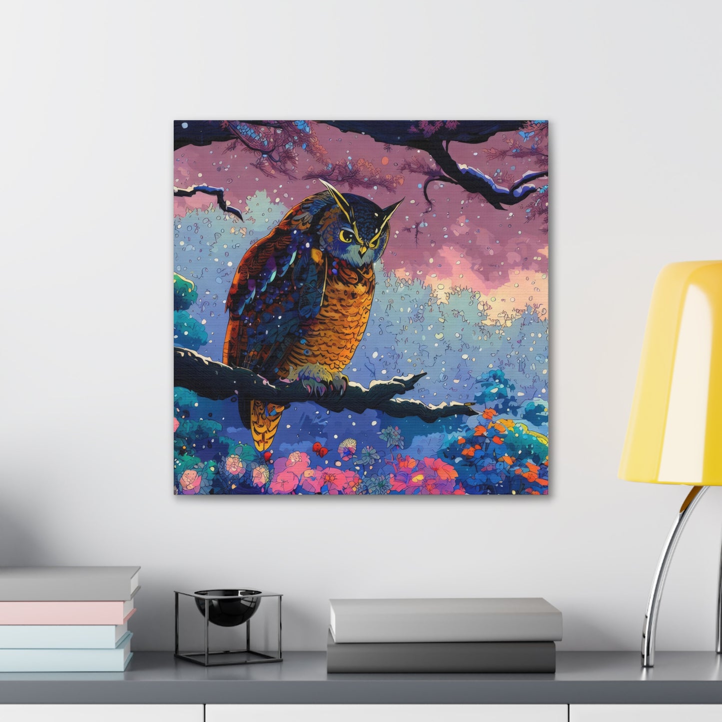 New Mexico Owl  - Canvas Wall Art