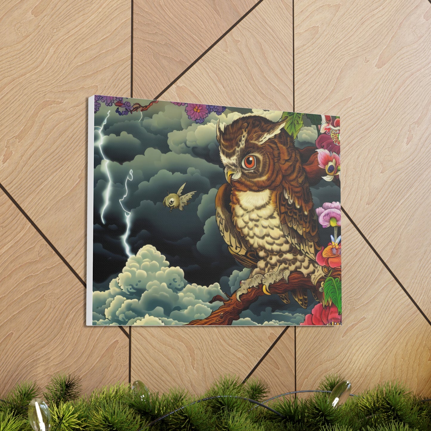 South Carolina Owl - Canvas Wall Art