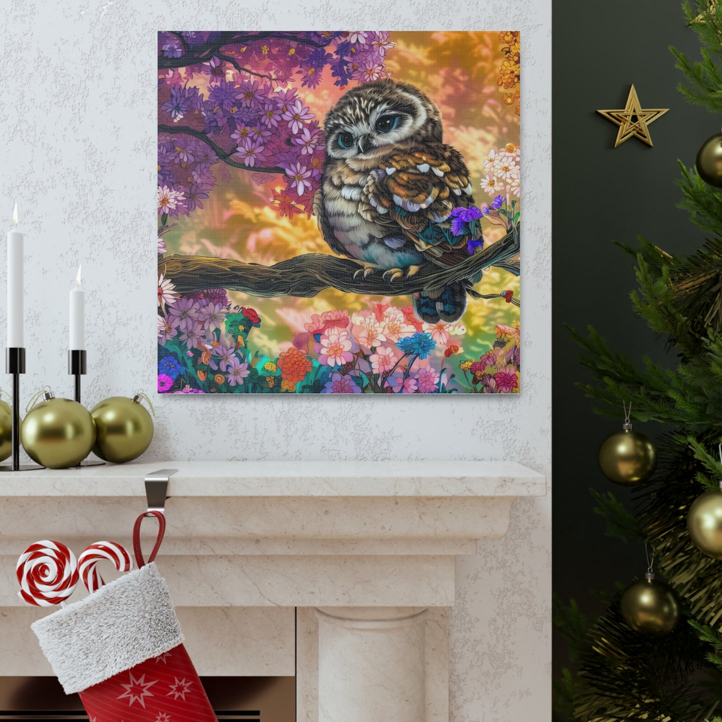 California Owl  - Canvas Wall Art