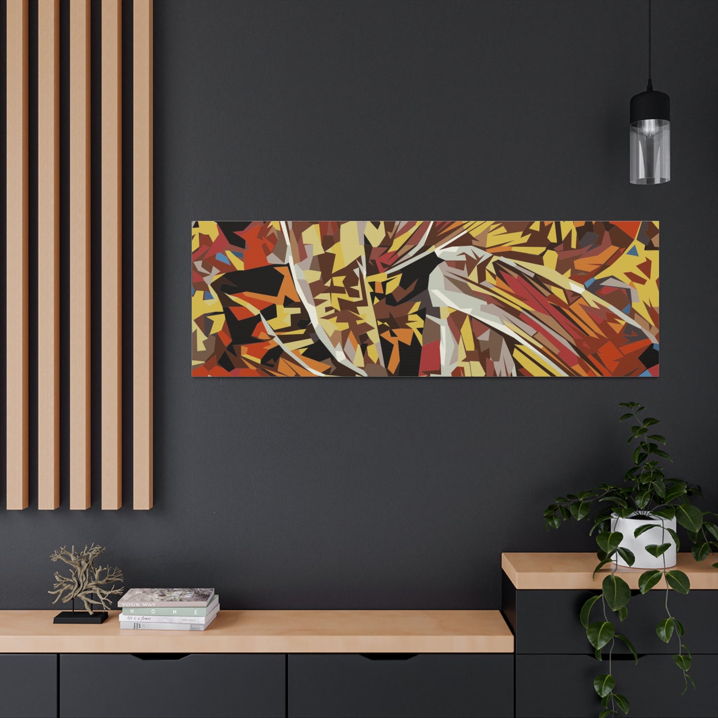 Abstract Floral Fiesta Canvas Gallery Wraps