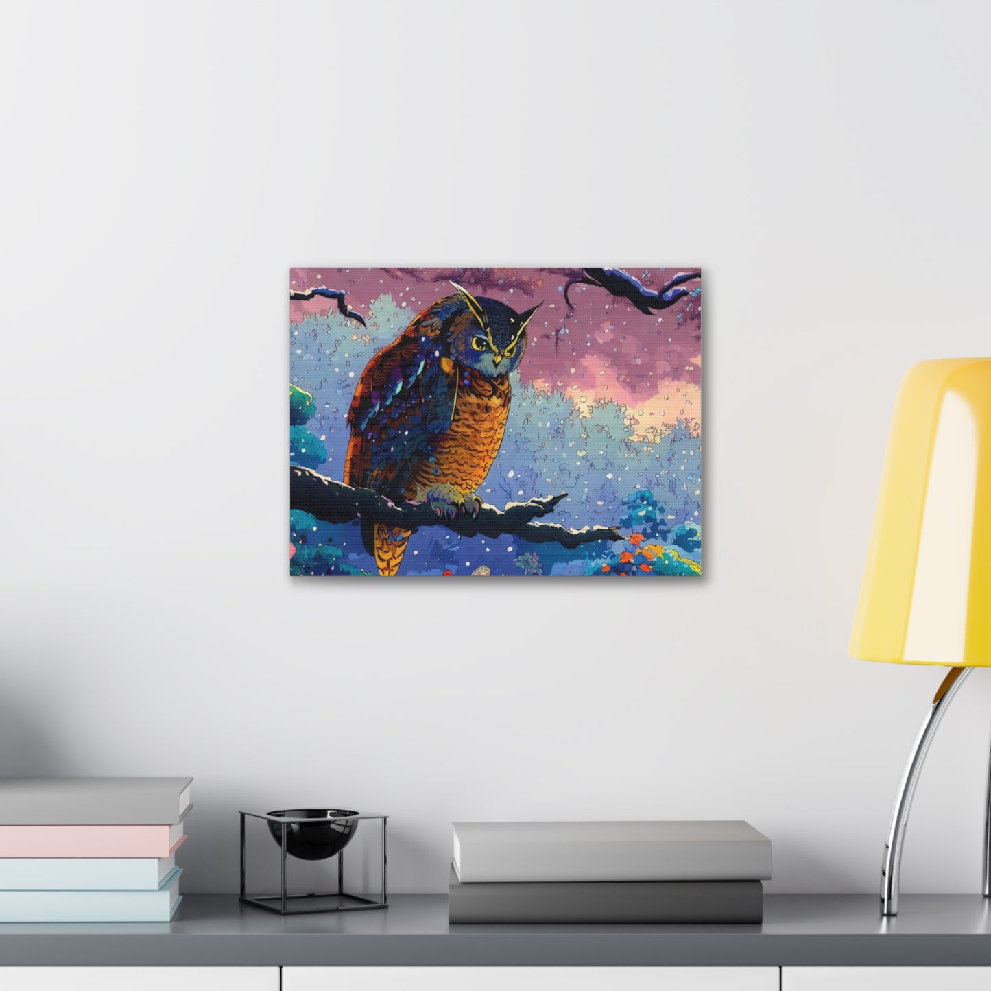 New Mexico Owl  - Canvas Wall Art