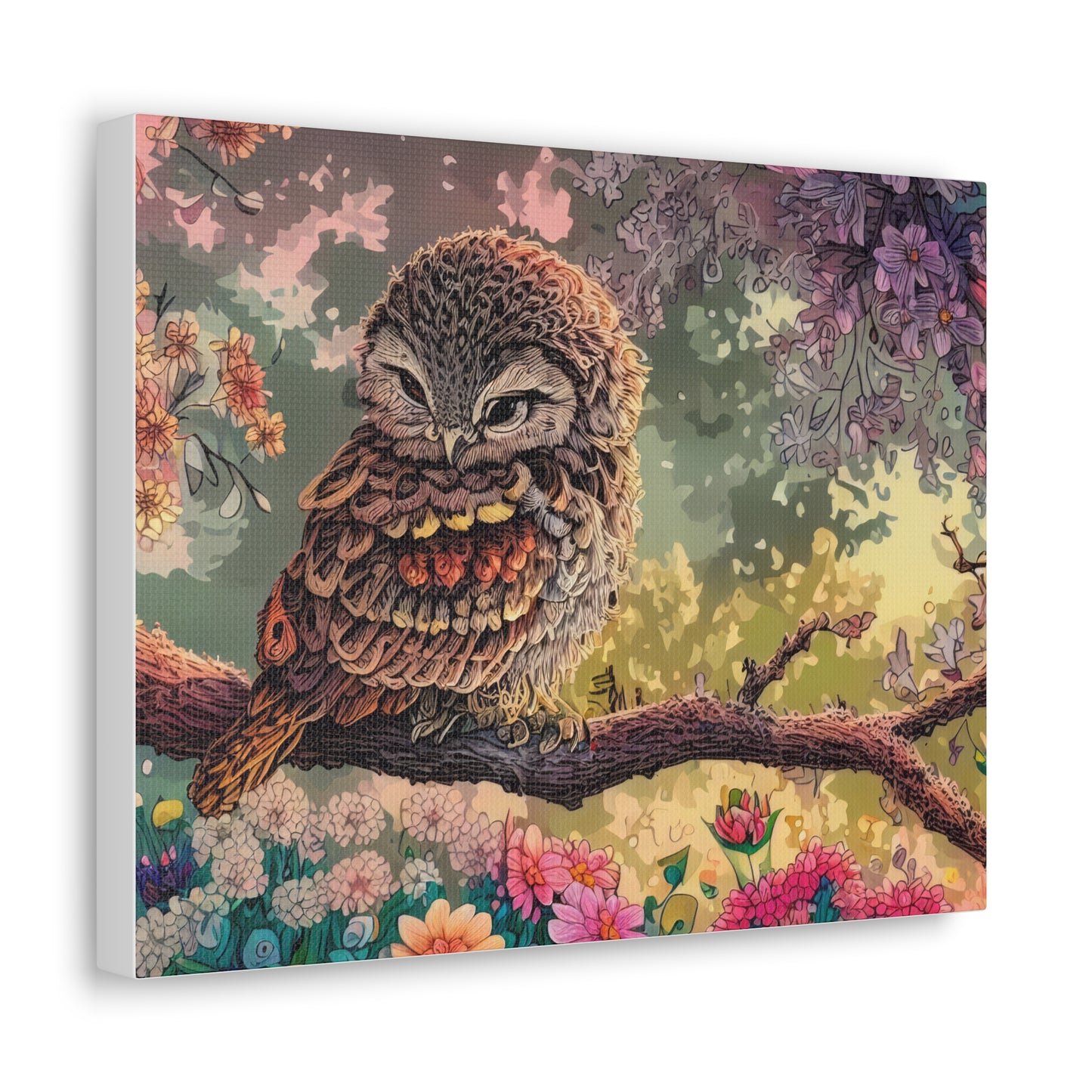 Oregon Owl - Canvas Wall Art