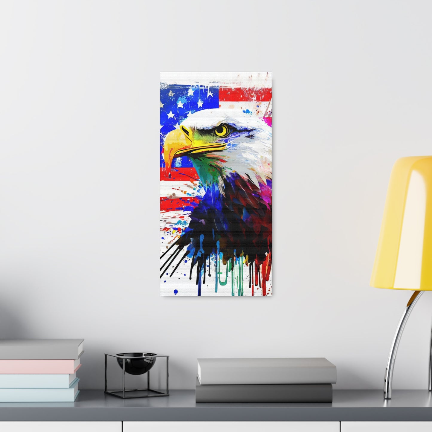 American Eagle Flag  - Canvas Wall Art