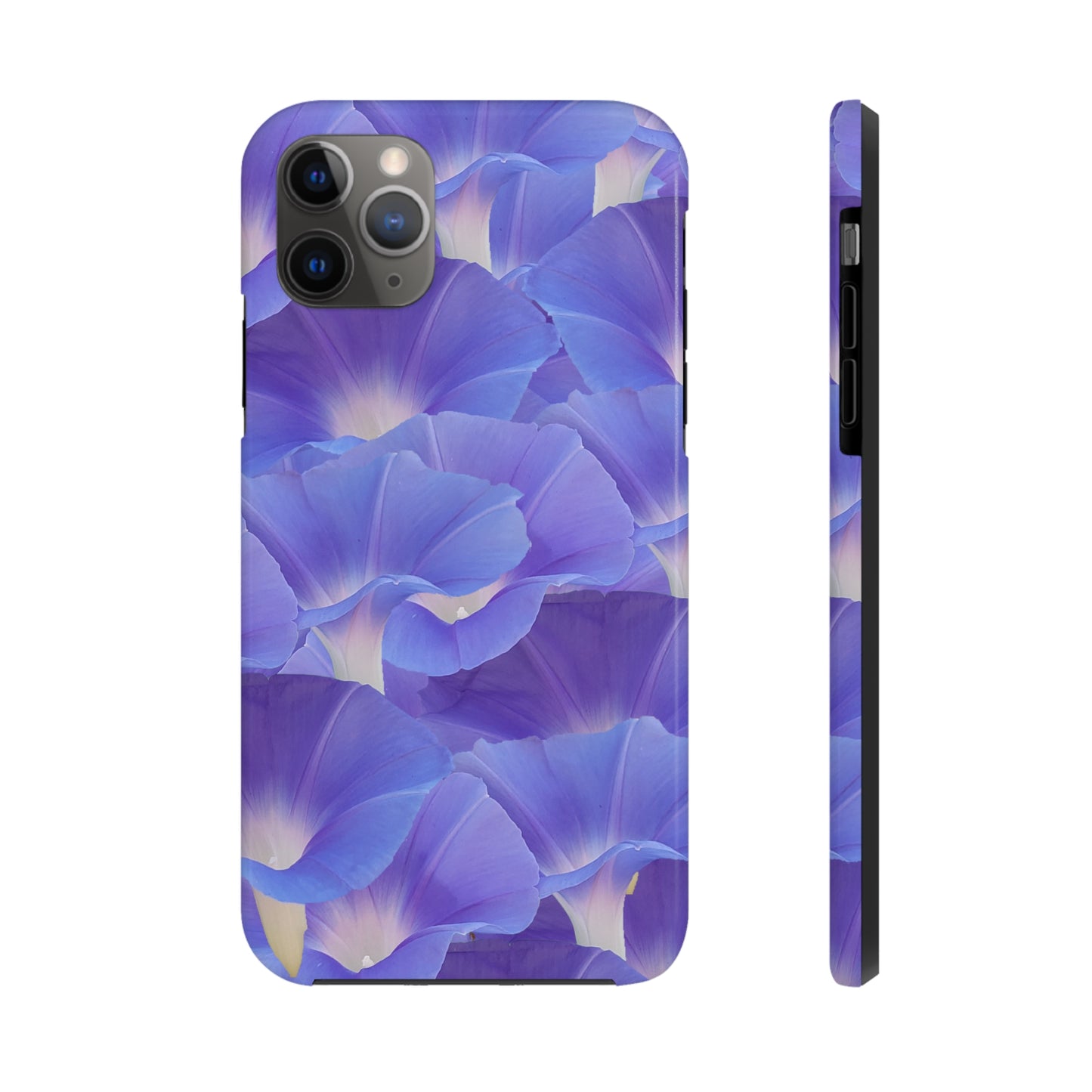 Blue Morning Glory Layers Tough Phone Case