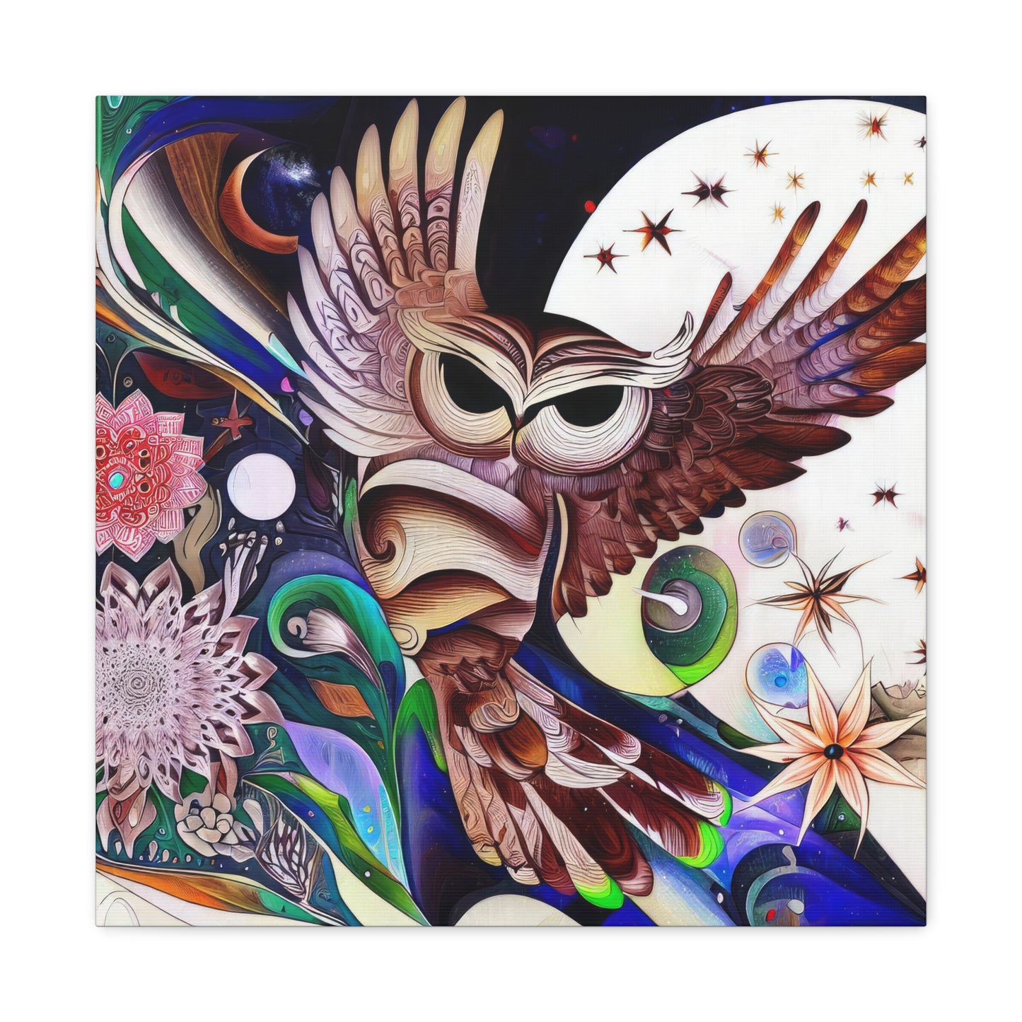 Texas Owl - Canvas Wall Art