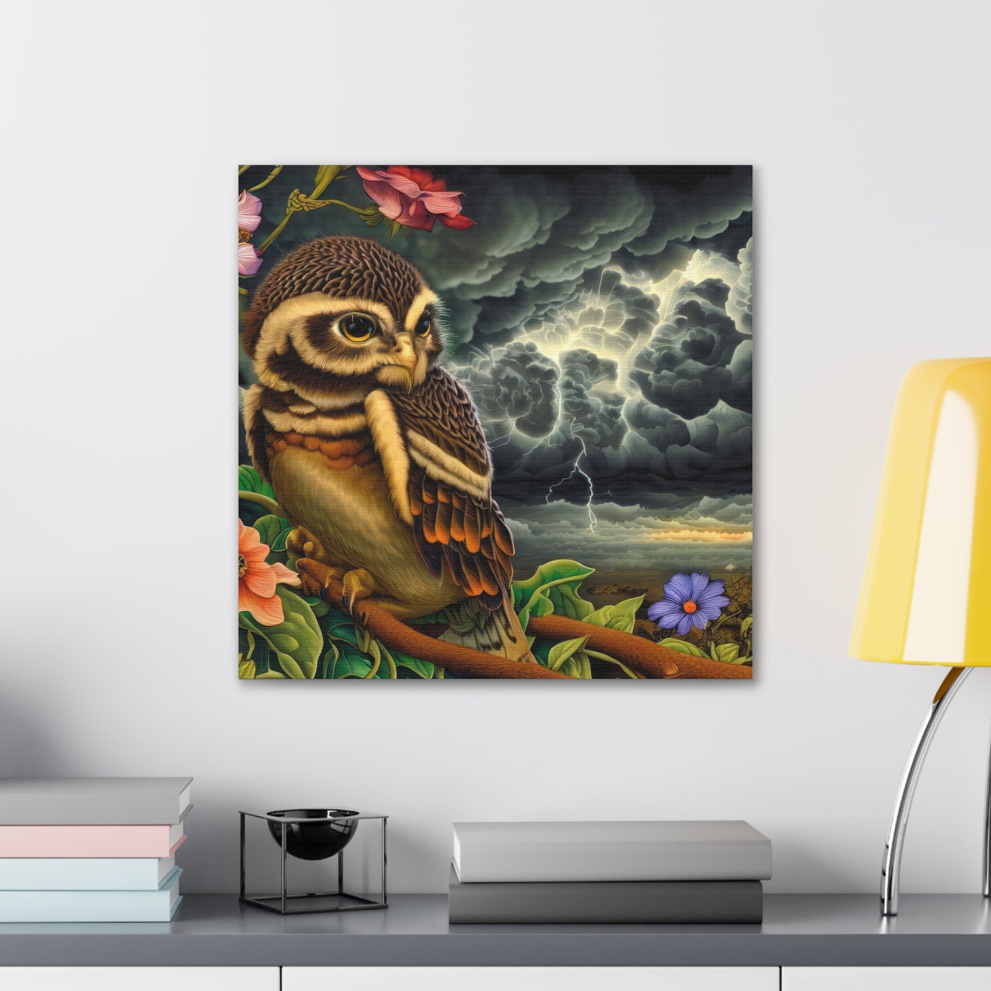 Aeolus Owl - Canvas Wall Art