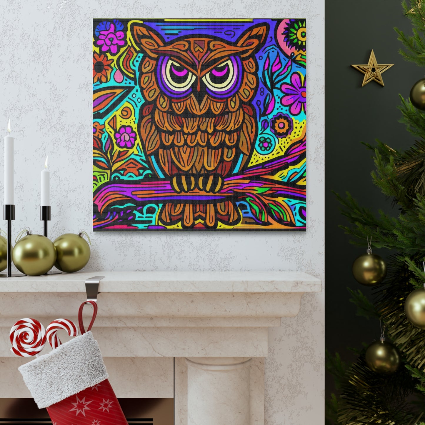 Tennessee Owl - Canvas Wall Art