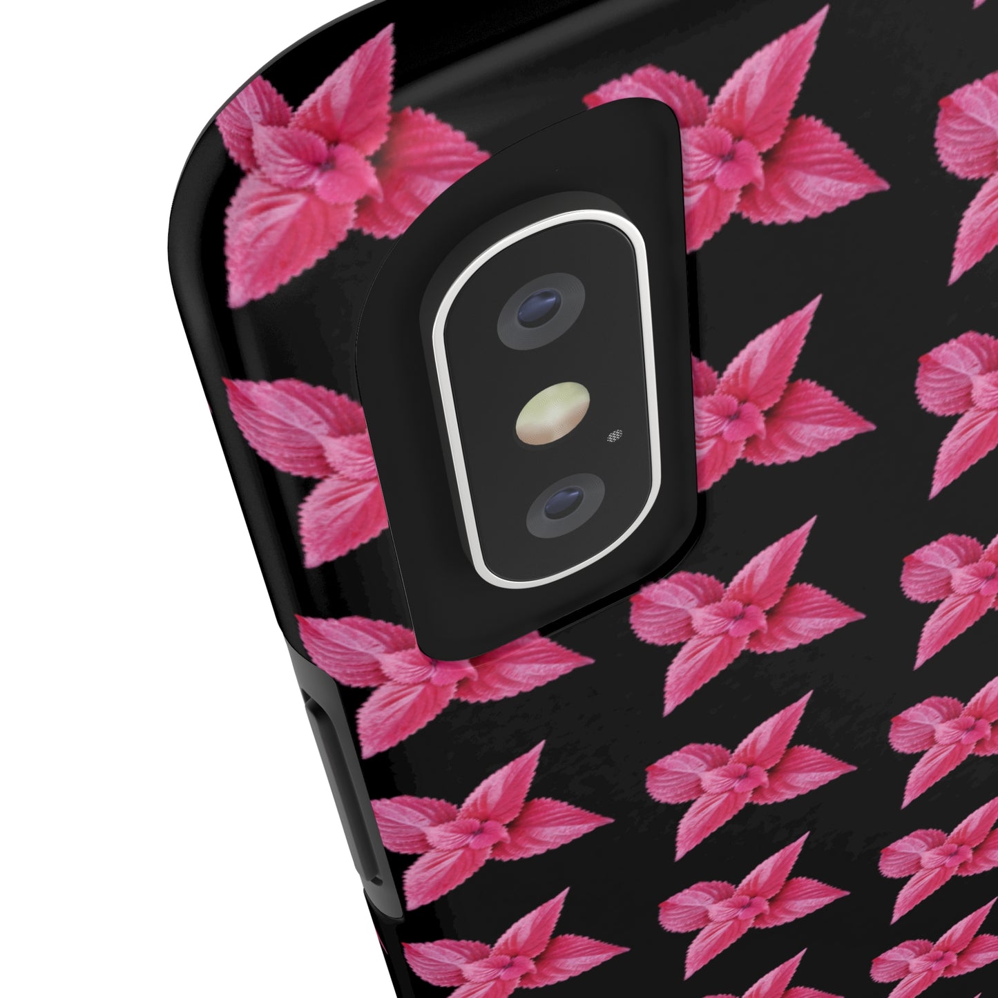 Coleus Black Tough Phone Case