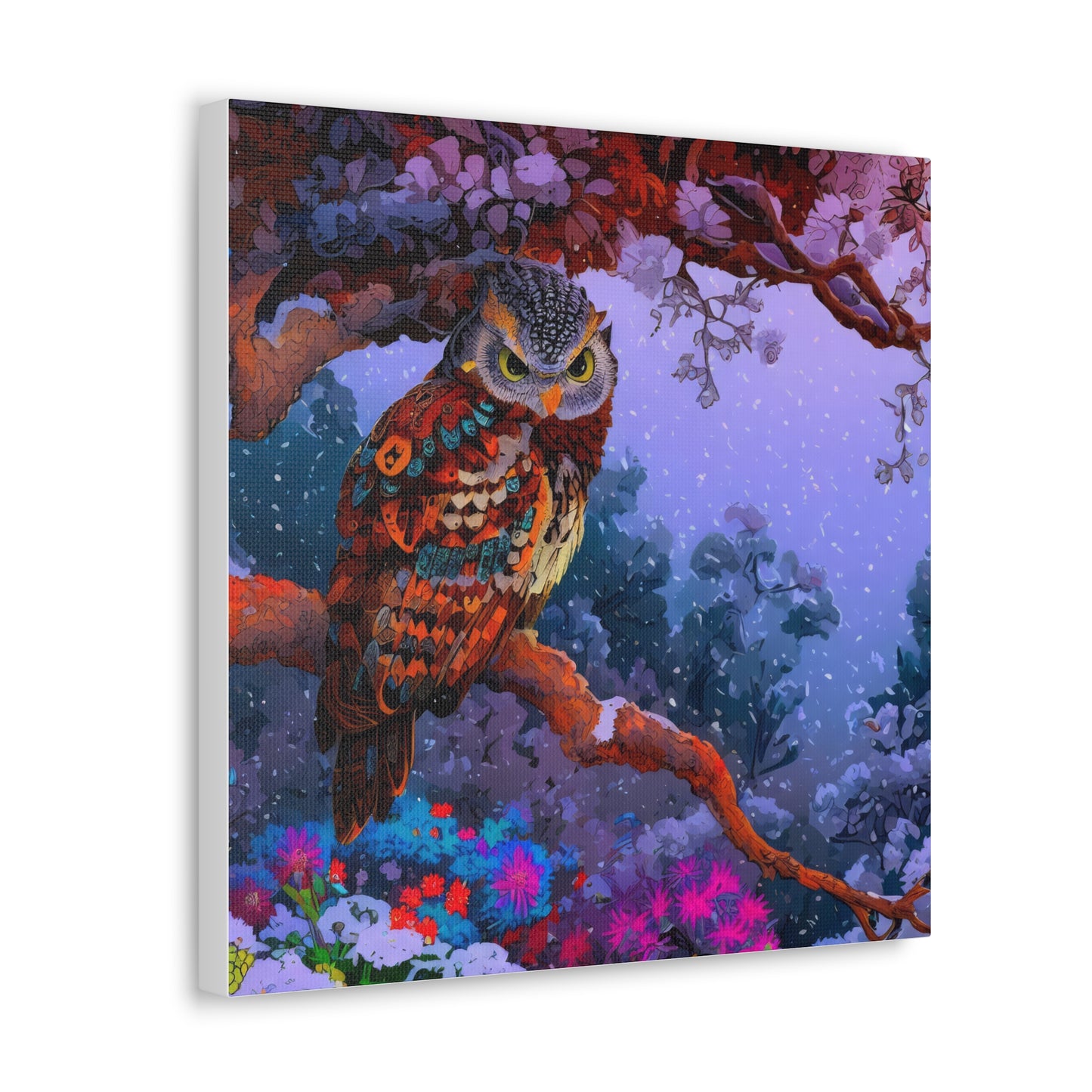 Wyoming Owl  - Canvas Wall Art