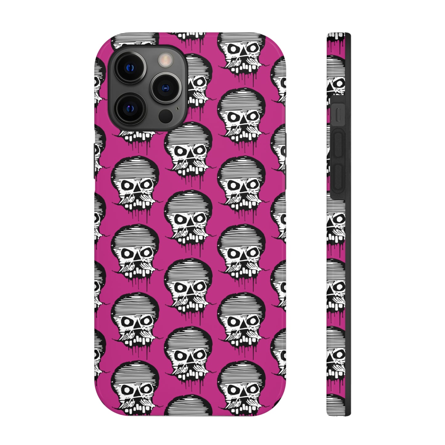 Skull Pink Tough Phone Case