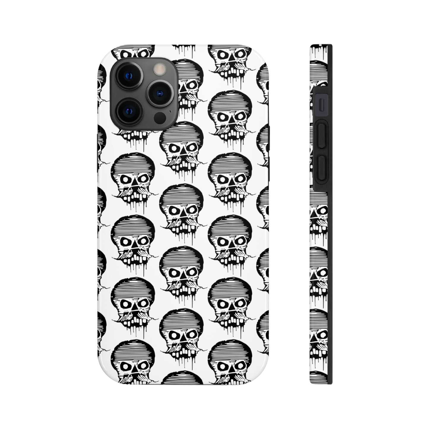 Skull White Tough Phone Case