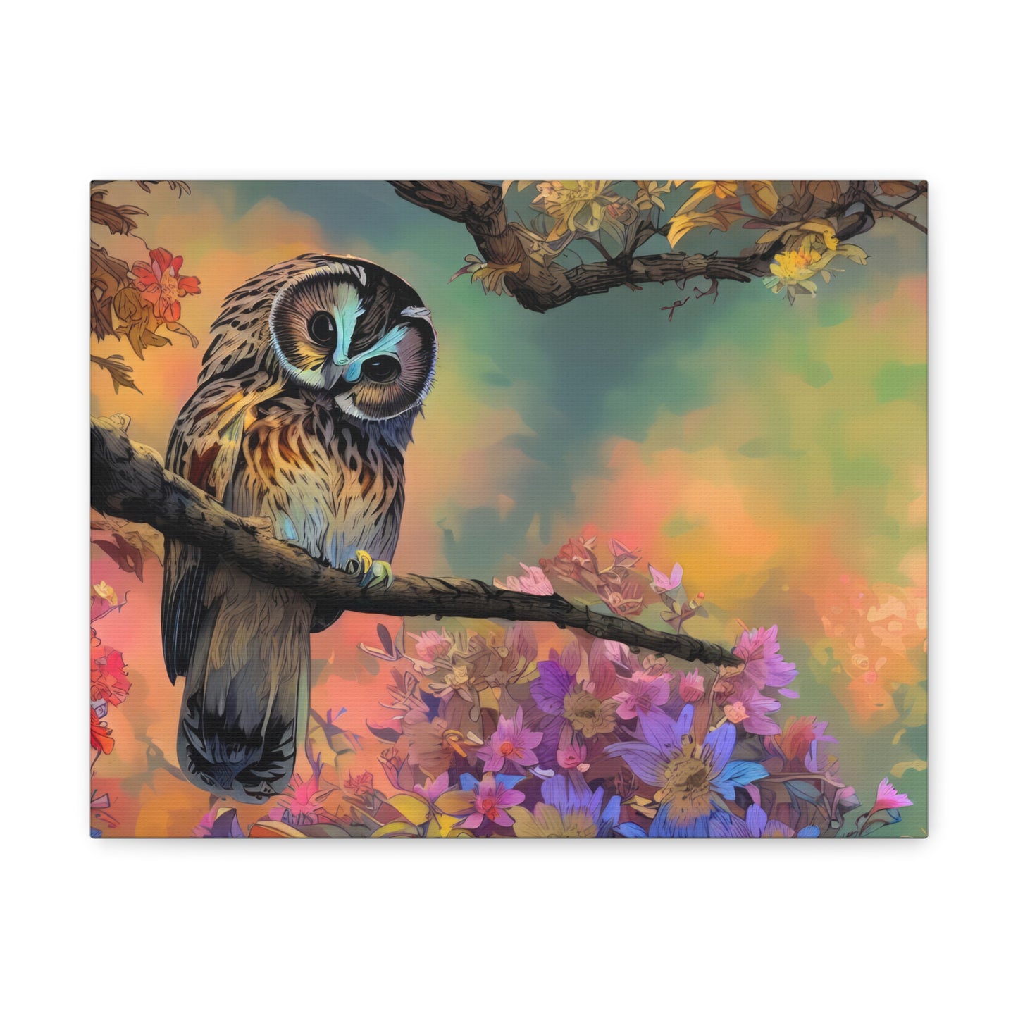 Kansas Owl - Canvas Wall Art