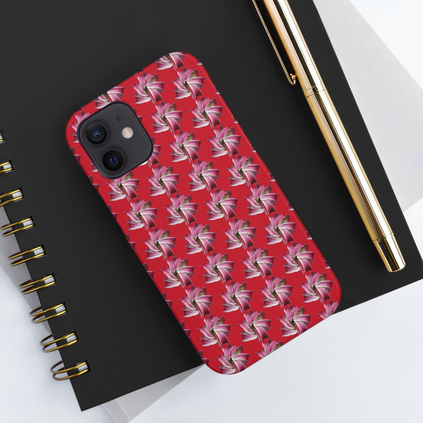 Morning Lily Red Tough Phone Case