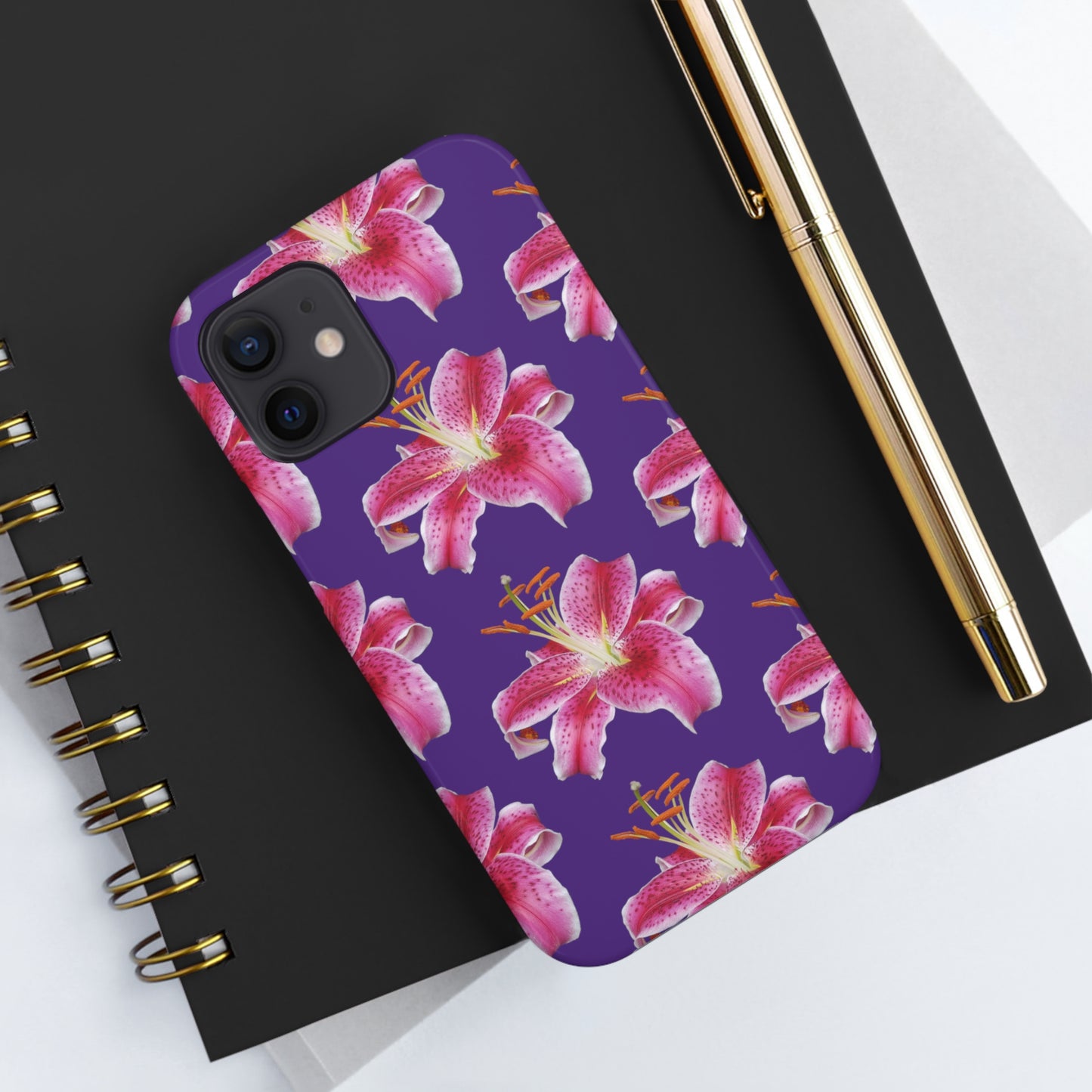 Stargazer Lily Purple Tough Phone Case