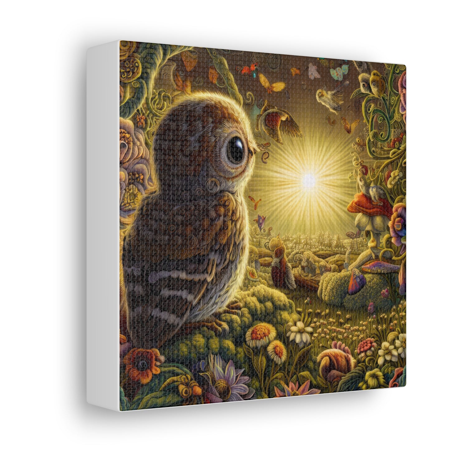 Massachusetts Owl - Canvas Wall Art