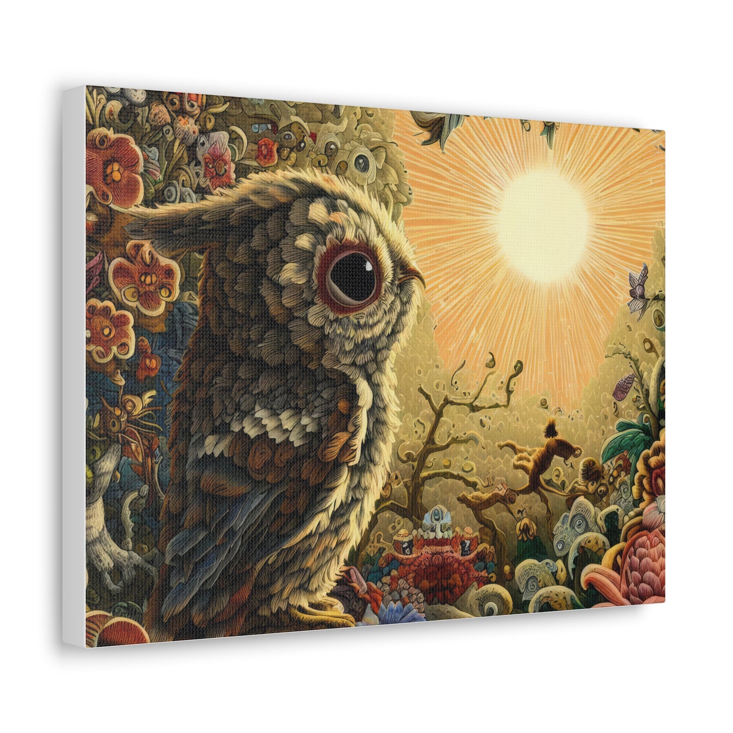 North Carolina Owl - Canvas Wall Art